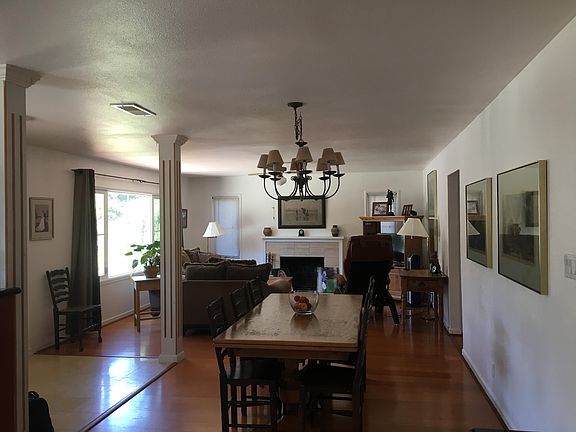 View from dining area to living room
