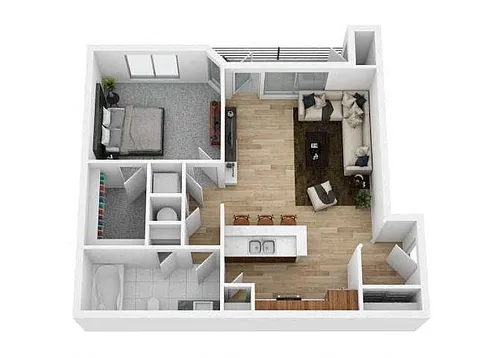 Floor plan Alder - Renovated