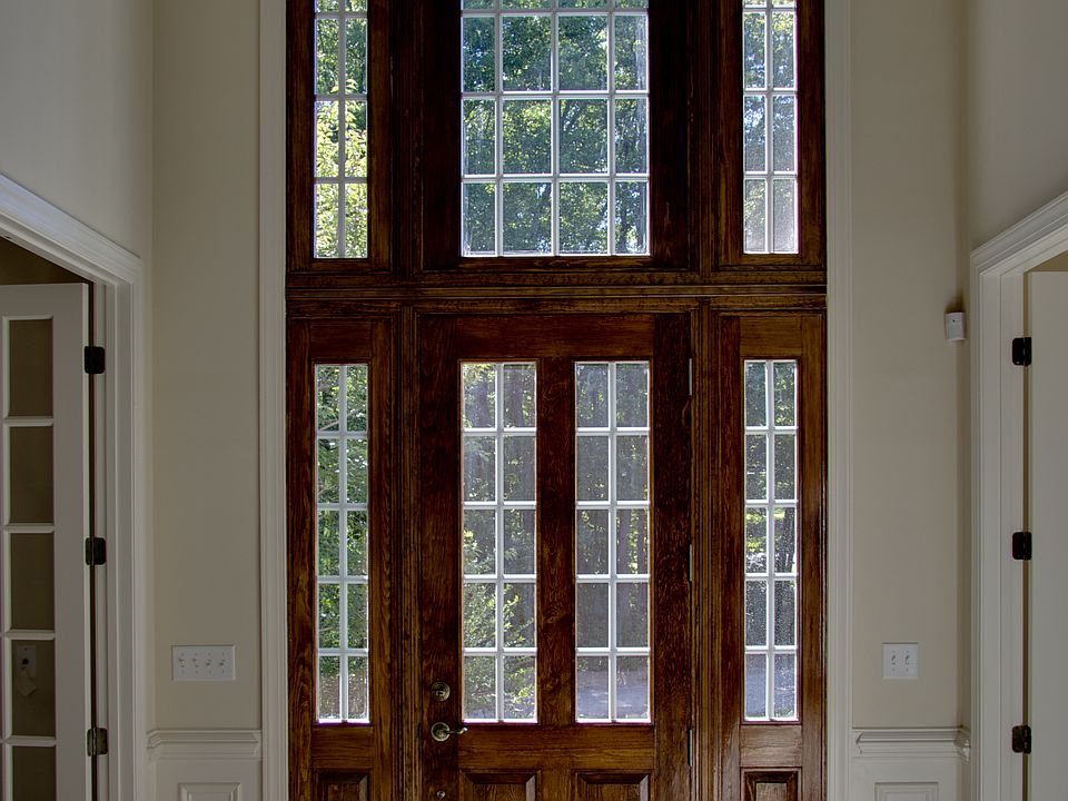 Custom two-story front door