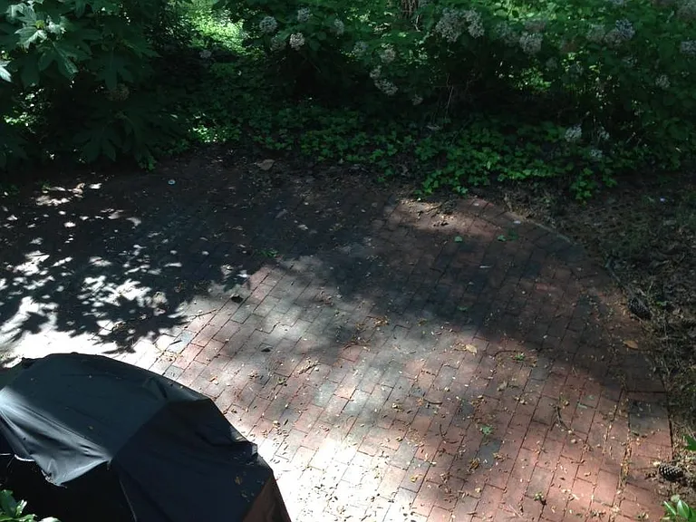 Private Brick Patio