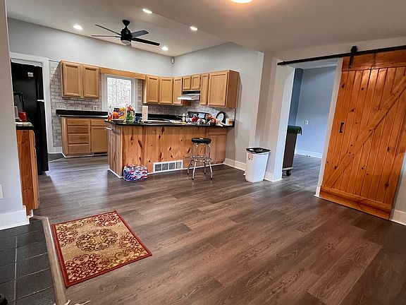 Kitchen and dining area