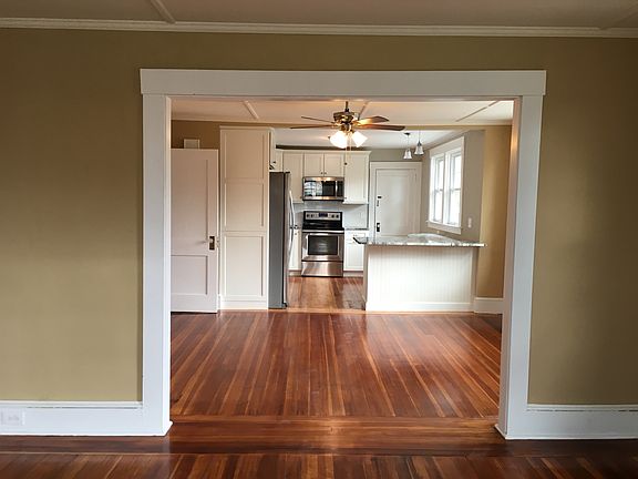 Dining room and kitchen (taken from living room)