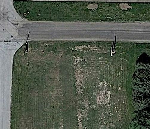 Roughly the lot boundaries 