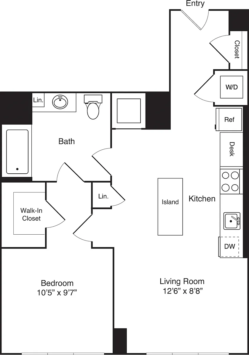 Floor plan A05A