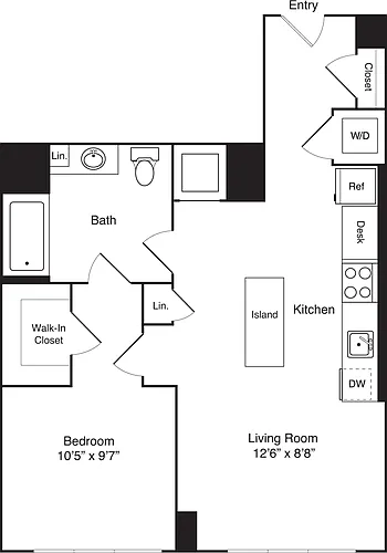 Floor plan A05A