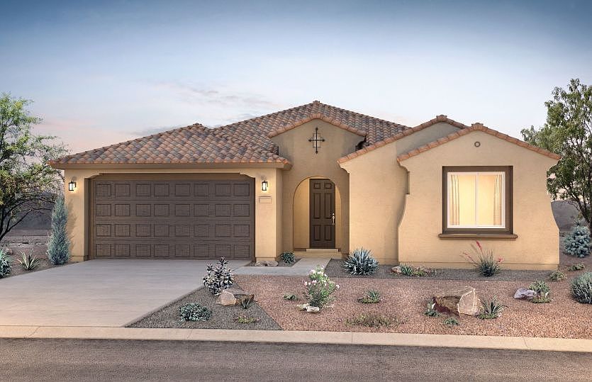 Three-car tandem garage plus a den and cafe make the Parklane design highly sought-after.