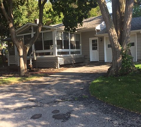 from driveway