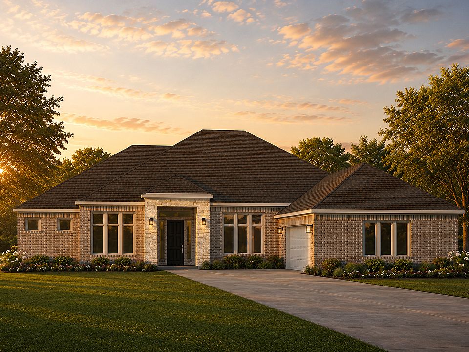 One-story Ranch floor plan at Kentsdale Farms in DeSoto, TX