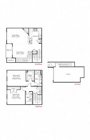 Floor plan 2D Townhome Renovation 4