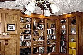 Library attached to Master Bedroom