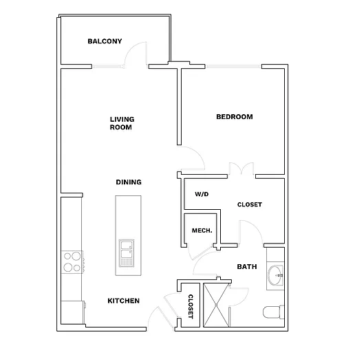 Floor plan A5 X 1X1