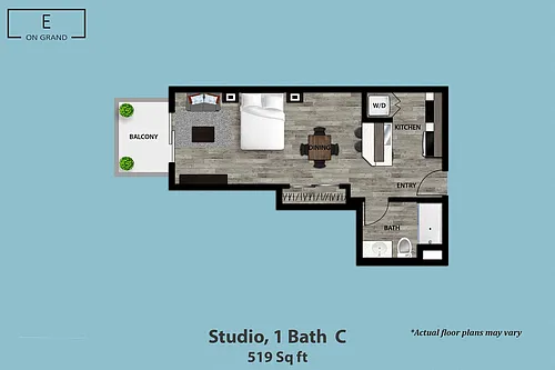 Floor plan Studio C