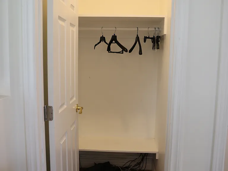 Walking closet in the Master bedroom