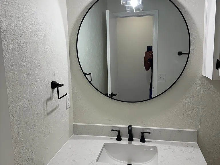 Hallway bathroom
