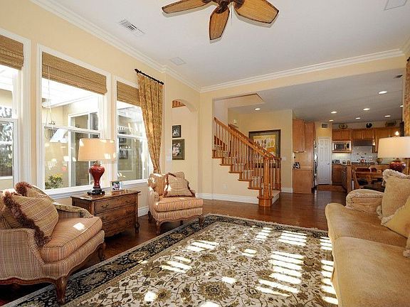 Family Room View To Kitchen