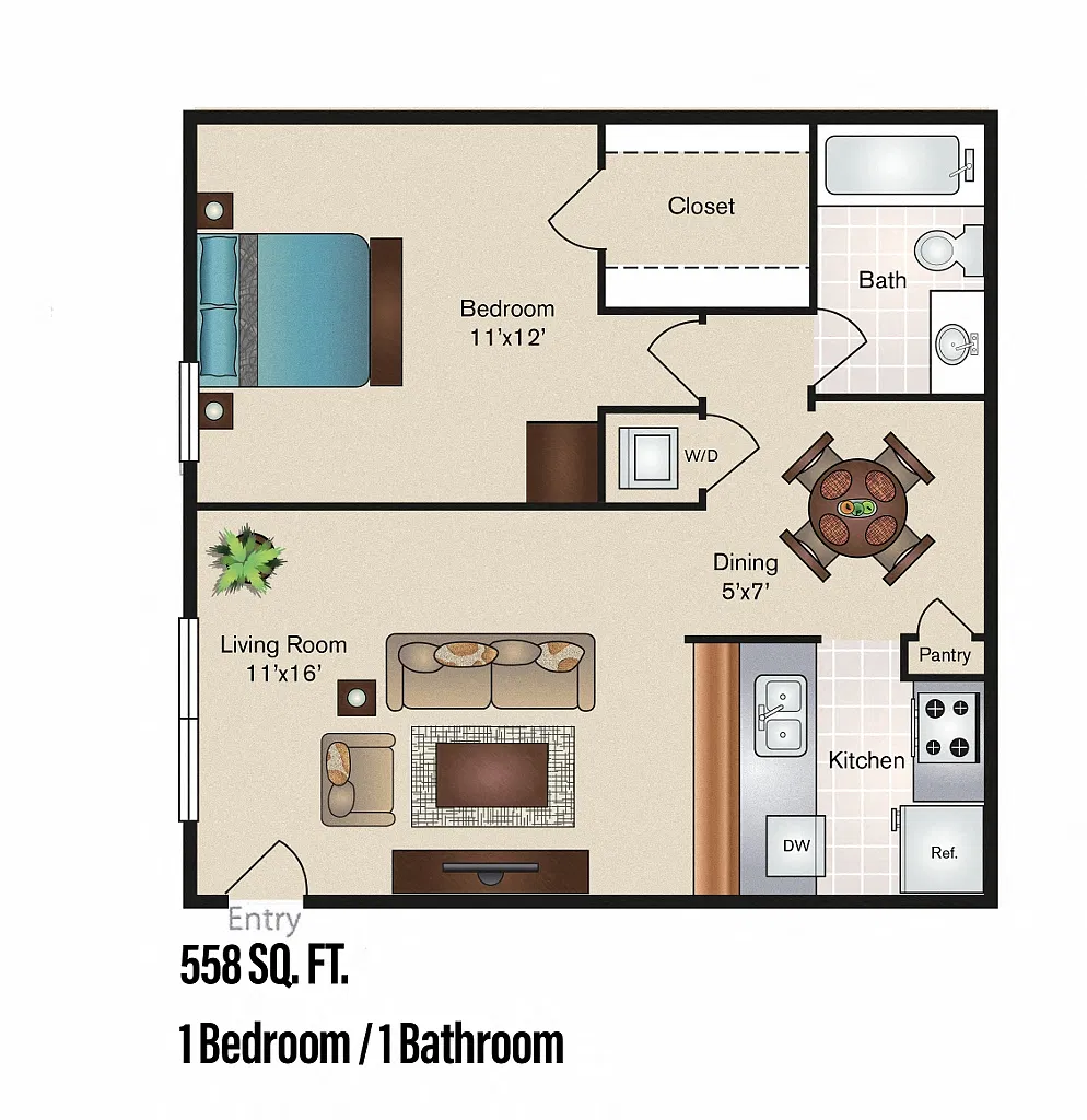 Floor plan Ashton - A1