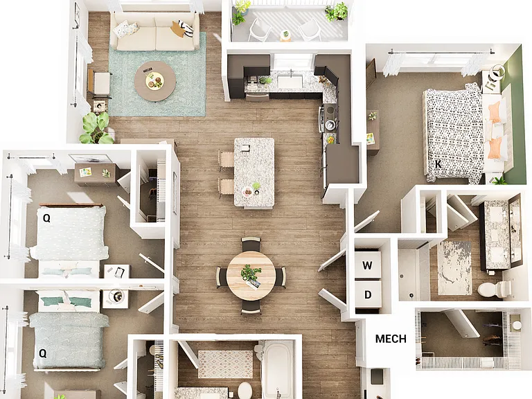C1 floor plan Broadstone Ingleside