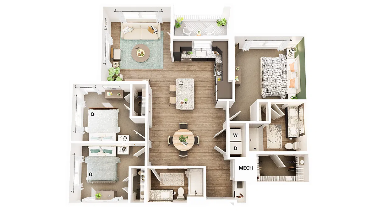 Floor plan C1
