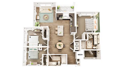 Floor plan C1