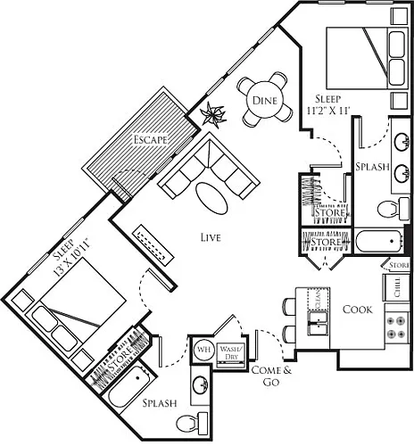 Floor plan B20