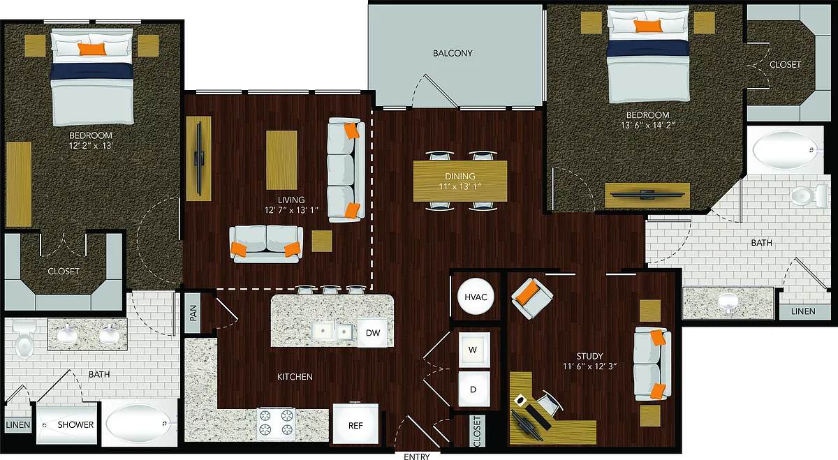 Floor plan B2