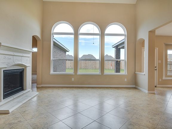 Brilliant Family Room with Fireplace
