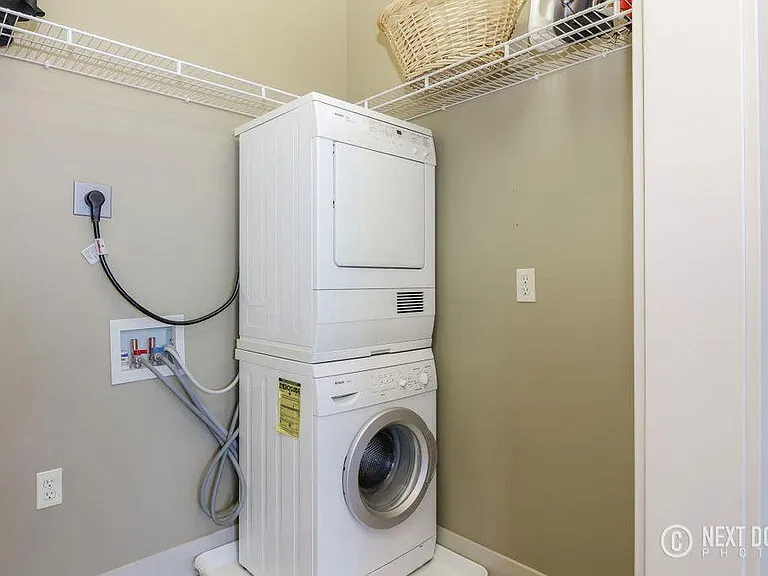 In unit laundry