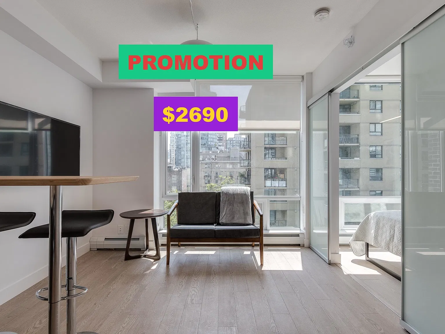 1 bed, 456 sqft, $2,690 — Photo 1