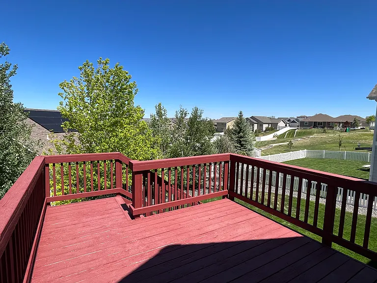 Nice view from the deck!