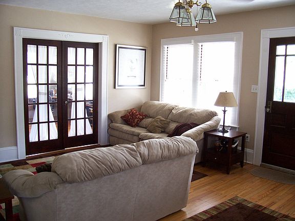 Beautiful French Doors in Living Room