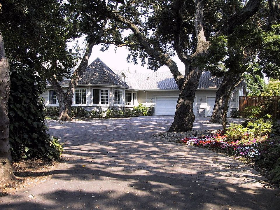 View from private driveway