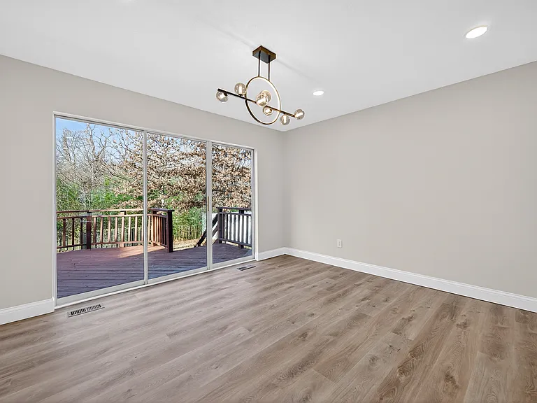 Patio doors with natural light