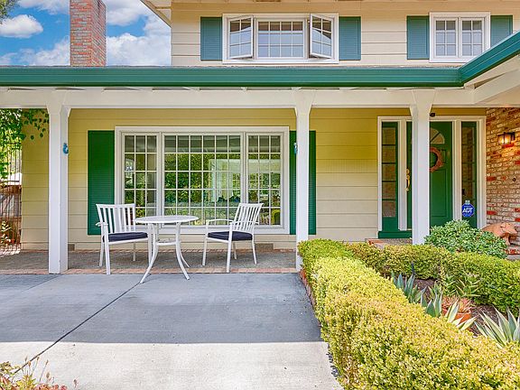Front of house inside private courtyard