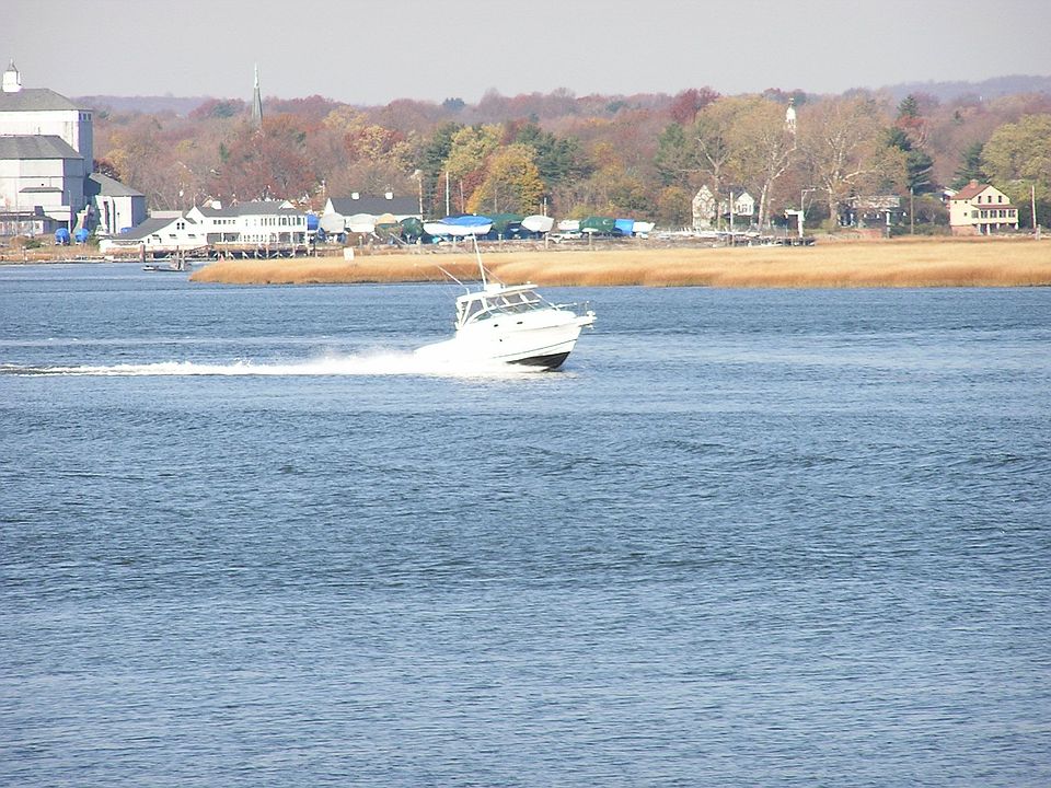 looking upriver, Stratford Shakespeare theatre in background left