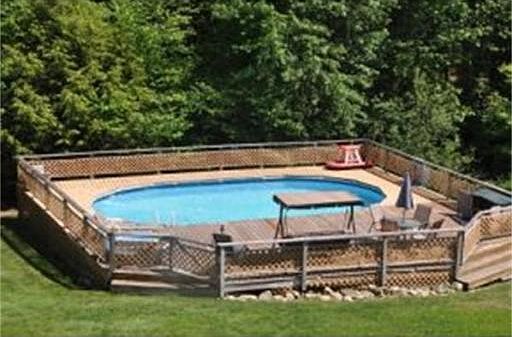 fully decked pool