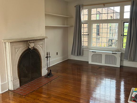 Living Room with all new hardwood floors.