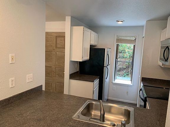 Kitchen with garden window