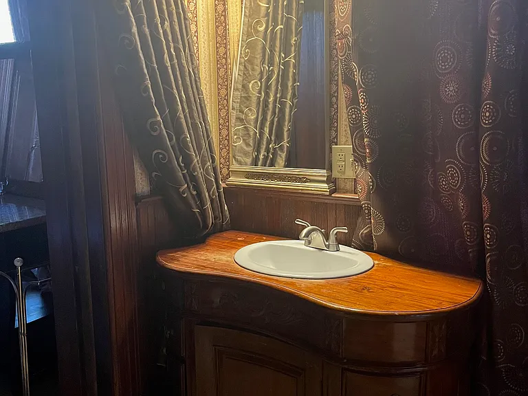 Original Half Bath Vanity
