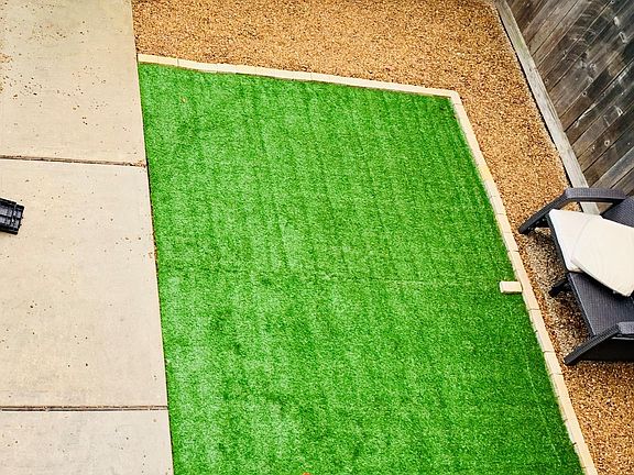 Added in artificial turf for outdoor hosting and/or pets.