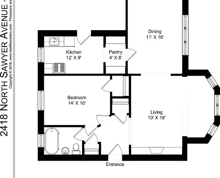 2426 N Sawyer Ave #2E — Photo 10