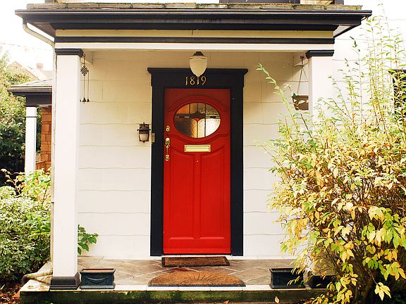 Red door is good luck