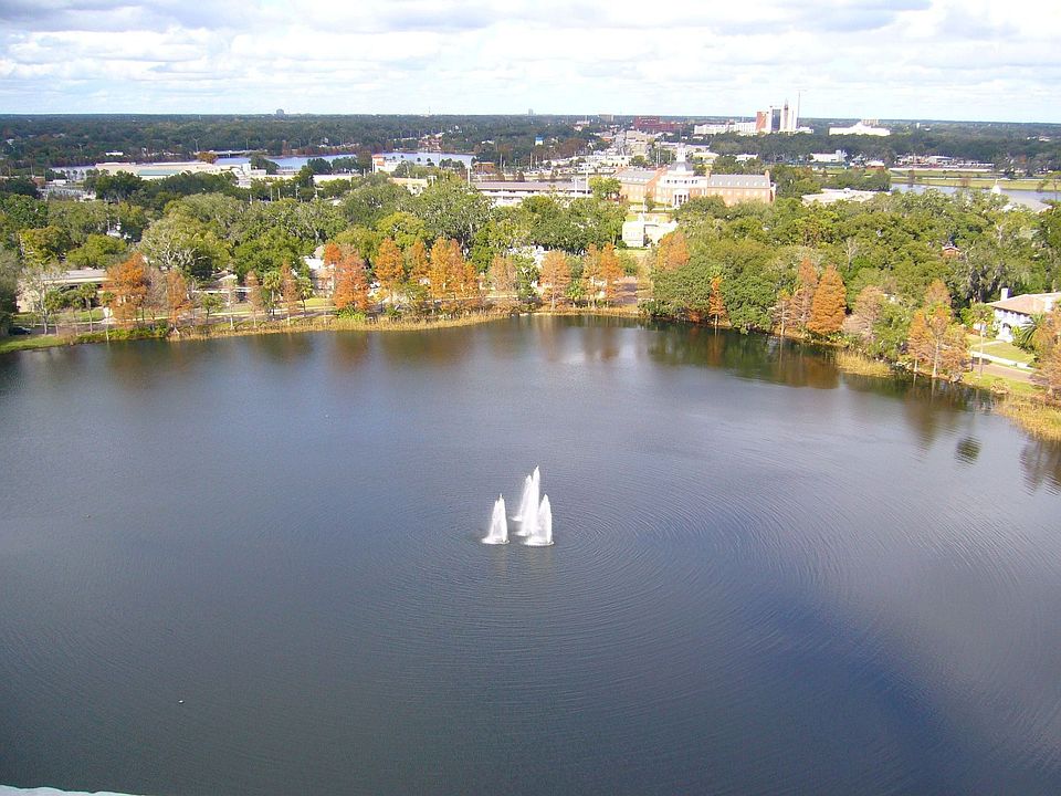 View from wrap around balcony