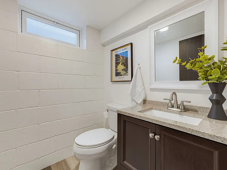 Basement Half Bath