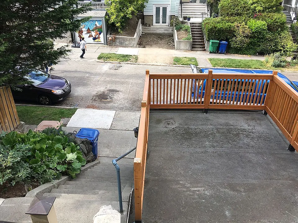 Front deck
