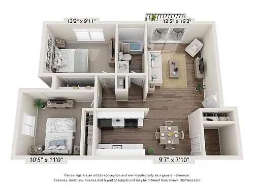Floor plan Dahlia at Golden Gate