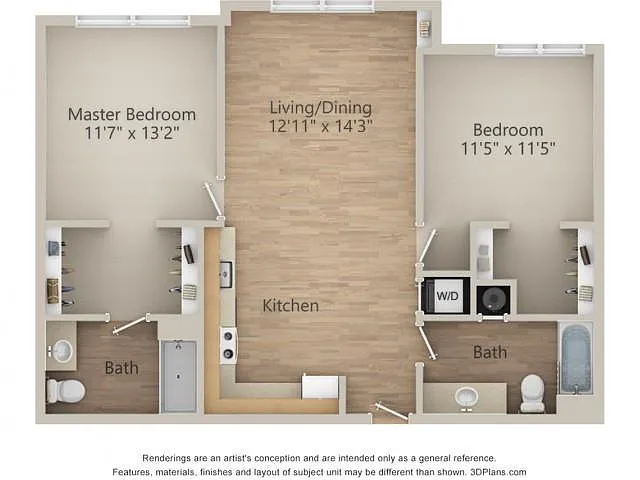 Floor plan 2x2L