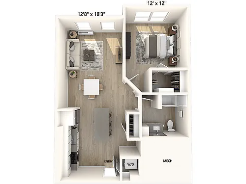 Floor plan A1D-2