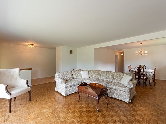 Living room opens to dining room. Exceptional entertaining space!