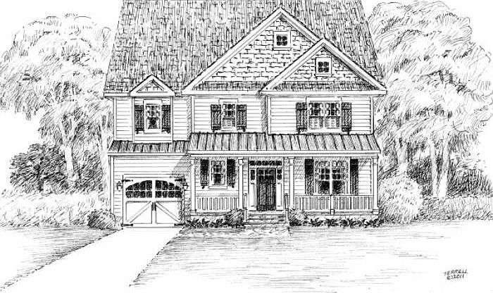 9208 Bulls Run sketch