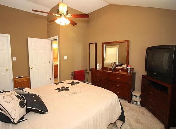 The Master Bedroom is separate from the other 3 bedrooms located at opposite side of house providing privacy.